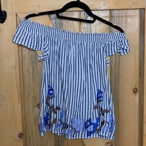 Off the shoulder shirt